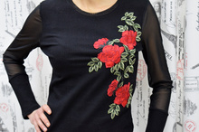 дамска блуза с флорален десен