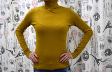 Дамска блуза с дълъг ръкав - KATELYN- горчица
