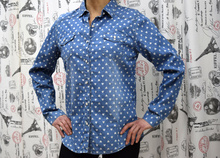 памучна дамска риза с дълъг ръкав