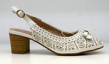 Дамски обувки тип сандали - ALDORA - бели