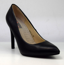 Елегантни дамски обувки на висок ток - BETTY- черни