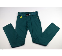 Модни юношески панталони - BOY - синьо-зелени с колан 10/16 години