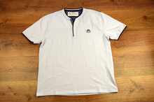 Модна мъжка тениска- LUKE - бяла 3XL