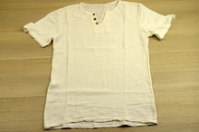 Памучна мъжка тениска - ITALIAN TOP MAN - бяла