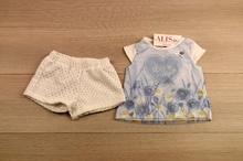 Бебешки комплект момиче - MONY - бял от 12 до 24 месеца