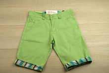 Къси панталони - BOY'S STUDIO - светло зелени за 14 и 16 години