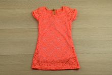 Детска рокля - MIA - цвят корал от 2 до 8 годишни