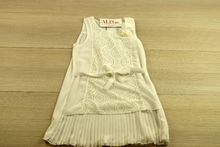 Детска рокля - QUENNY - бяла за 4 и 8 годишни