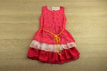Детска рокля - SMILE YES - розова за 4 годишни