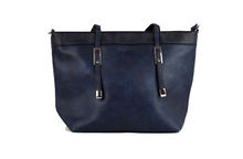 Стилна дамска чанта - ALEXI - тъмно синя