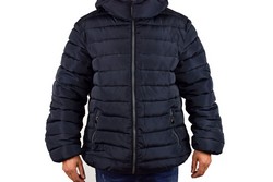Зимно мъжко яке - 1121 - тъмно синьо до 58 размер