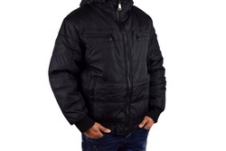Мъжко зимно яке -1132 - до 5XL черно
