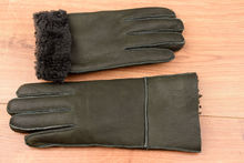 дамски кожени ръкавици