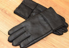 Мъжки ръкавици естествена кожа-код 0013- тъмно кафяви