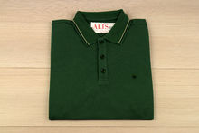 Мъжка тениска с яка  - RYS 07 - зелена