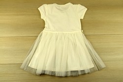 бяла детска рокля