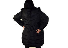 голям размер дълго зимно дамско яке