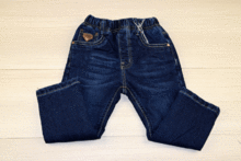 Ватирани дънки за момчета - 9872 - тъмно сини от 1 до 5 г.