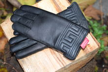 естествена кожа ръкавици