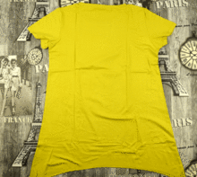 жълта дамска тениска