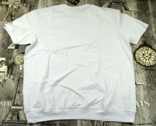 мъжка тениска голям размер бяла
