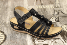 Дамски сандали -5027 - черни