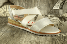 Дамски сандали - 150084 - бели