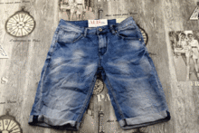 Мъжки къси дънки -633- сини