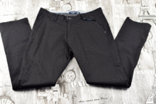 Мъжки класически панталон - GALACTIC - черен