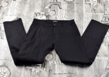 Мъжки дънков панталон - Shen qi - черен