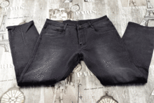 Мъжки прави дънки - VIMAN 19107 - черни