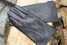 Мъжки ръкавици ЕСТЕСТВЕНА КОЖА-код 029-тъмно кафяви