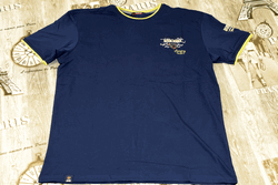 Мъжка тениска - 5850 - тъмно синя - до 5ХЛ