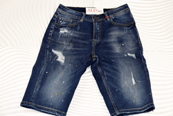 Мъжки къси дънки - 58167 - сини