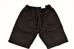 Мъжки къси панталони със странични джобове- 79040 - черни