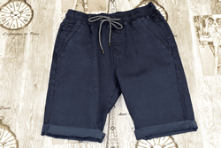 Мъжки спортни къси панталони - 3720 - тъмно сини