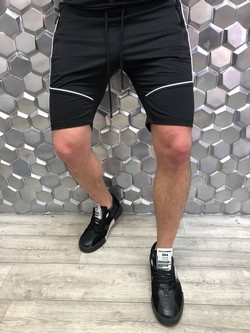 Мъжки къси панталони - 89214 - черни