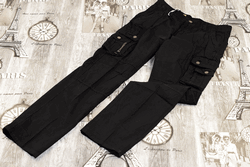 Мъжки карго панталон - 8083 - черен