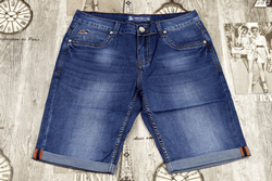Класически мъжки къси дънки - 925 - тъмно сини
