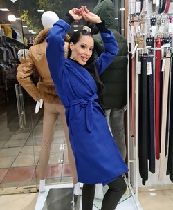 дамско палто с пух