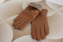 Дамски ръкавици ЕСТЕСТВЕНА КОЖА-код 089-карамел