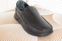 Мъжки обувки - ЕСТЕСТВЕНА КОЖА 3001 - черни