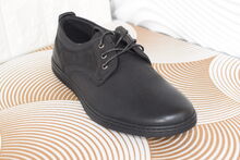 Мъжки официални обувки - 662 - черни с връзки