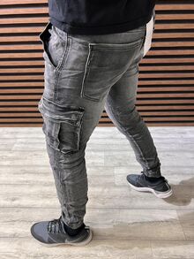 мъжки панталони със страничен джоб