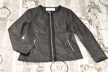 Дамско кожено яке - 991 - черно до размер 57