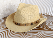 Каубойска шапка широкопола - бежова