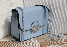 Евтини дамски чанти през рамо - 336 - синя