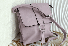 Удобна голяма дамска чанта през рамо - 1245 - ЛИЛАВА