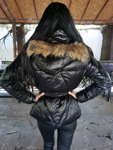 дамски зимни якета с качулка
