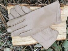 Дамски ръкавици ЕСТЕСТВЕНА КОЖА-бежави-К-106
